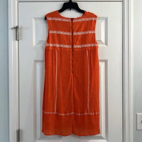 THML Orange Shift Dress.Sz M - Picture 4 of 6